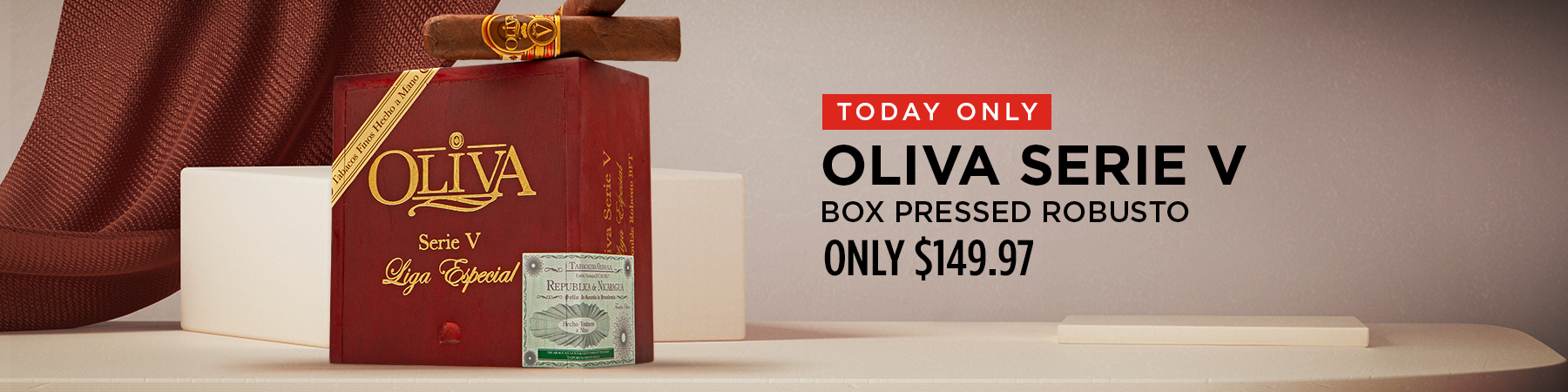 Oliva Serie V Box Pressed Robusto Just $149.97