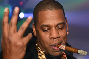 Celebrities who smoke cigars: Jay Z 
