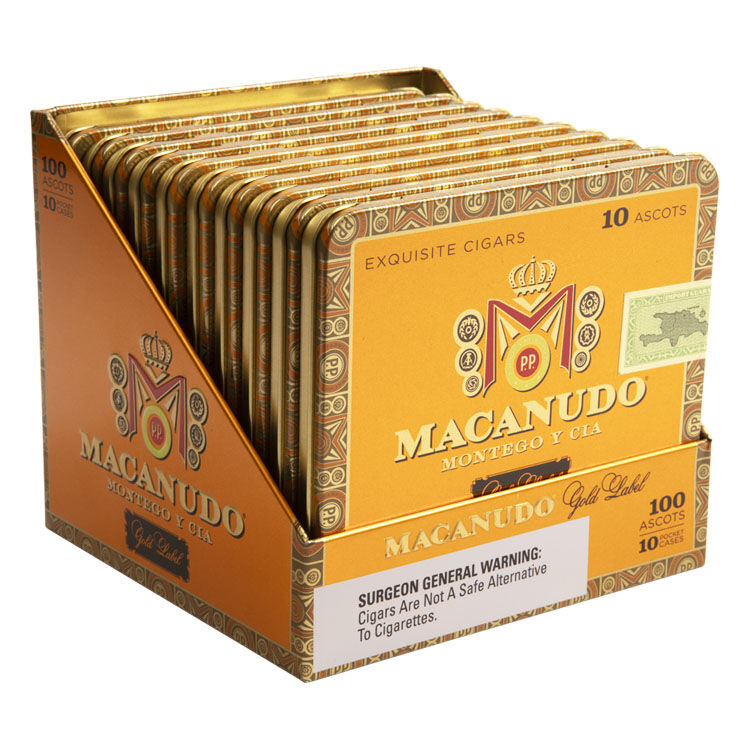 Macanudo Gold Label Ascot Connecticut Shade Box of 20