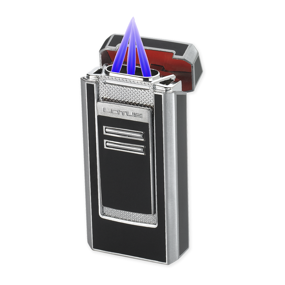 Commander Black & Chrome Triple Torch, , jrcigars