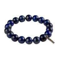 Stainless Beads Lapis 10MM Bracelet, , jrcigars