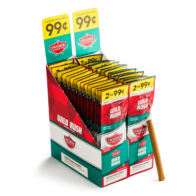 Swisher Sweets Cigarillos Wild Rush Packs JRCigars