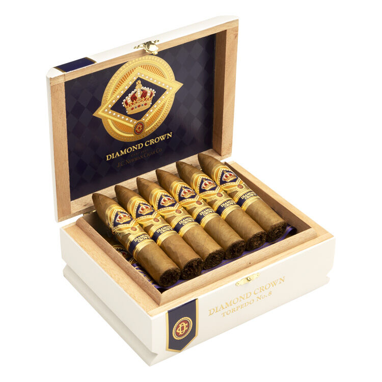 Diamond Crown Classic Torpedo Connecticut Shade Box of 20