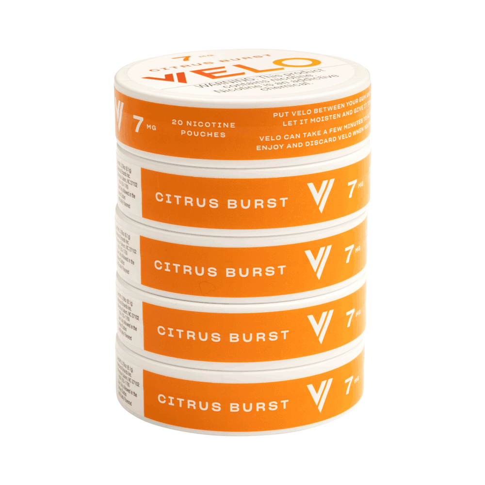Citrus Burst 7MG Nicotine Pouches, , jrcigars