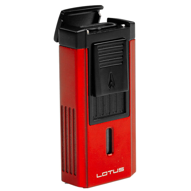 View product media 3L7030 Duke Red & Black Lighter With Serrated V-Cut, , jrcigars 2