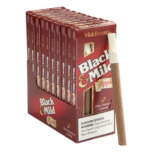 Black & Mild Cigars Apple Machine Made Cigars