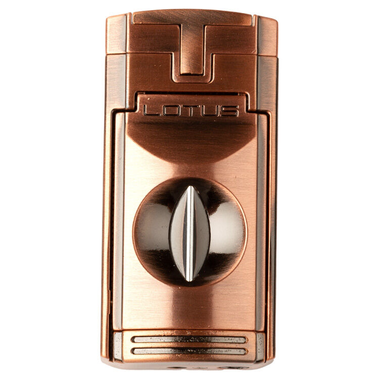 Duke Lighter w/ Copper Serrated V-Cut, , jrcigars