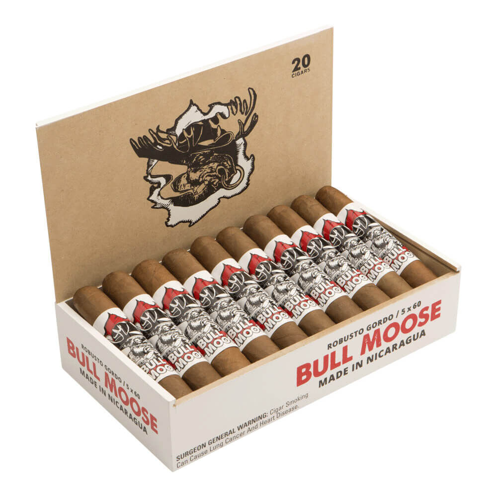 View product media FDCMBRG Chillin' Moose Bull Moose Robusto Gordo Cigars 3