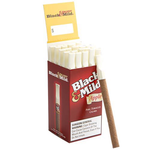 Black & Mild Cigars Apple Box Machine Made Cigars