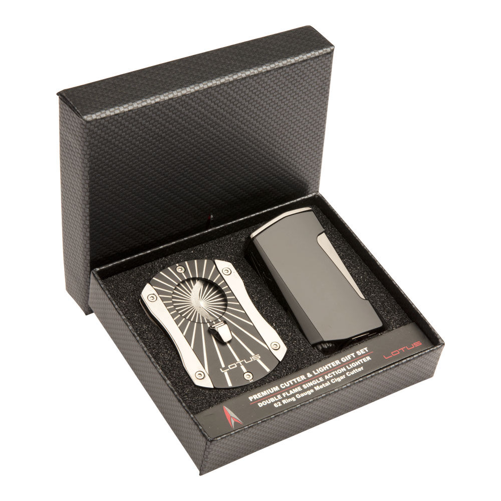 Chroma Lighter & Deception Cutter Black, , jrcigars