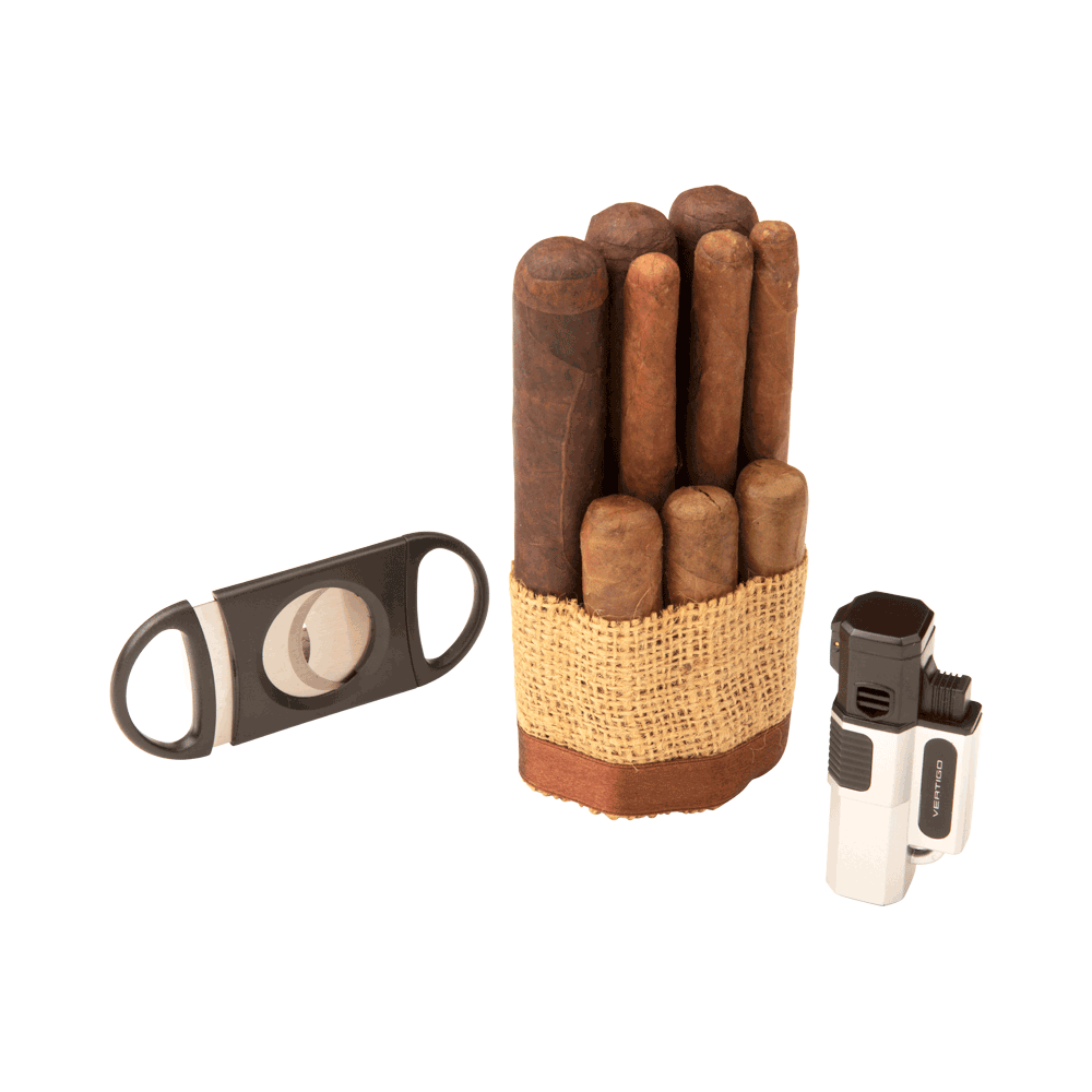 Cigar Samplers 9 Cigars, Cutter & Lighter JRCigars
