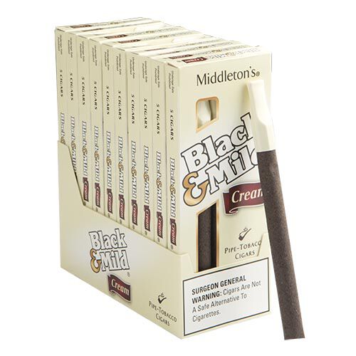 Cream Black Mild Cigars Machine Made Cigars Jrcigars