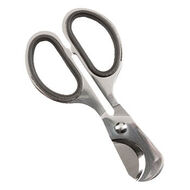 Silver Stainless Steel Scissors With Rubber Grips, , jrcigars