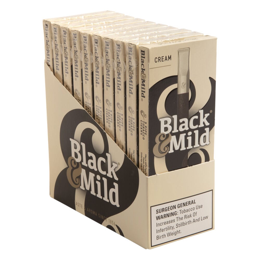 Black & Mild Cream Cigars Homogenized Tobacco Box of 25 | JR Cigars Black & Mild Cream Cigars Homogenized Tobacco Box of 25 | JR Cigars