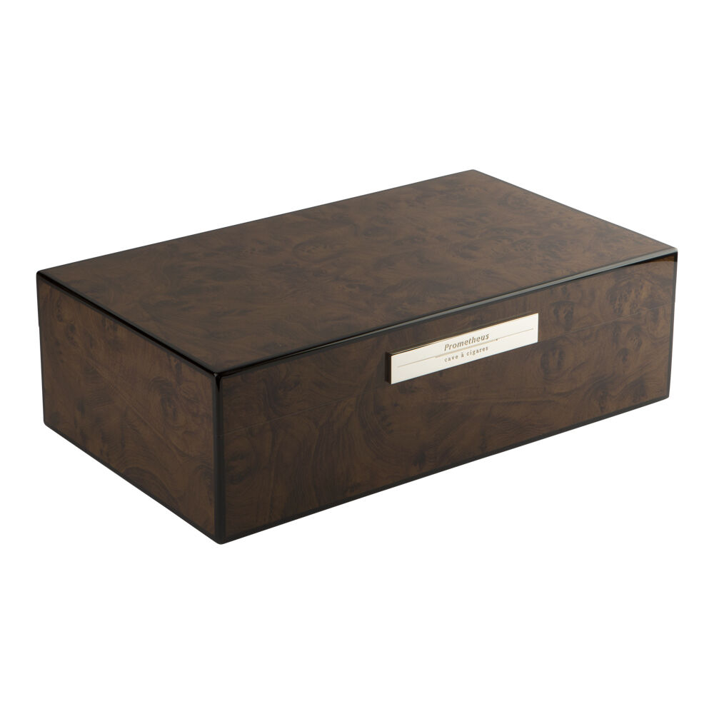 View product media 3PMW Prometheus Milano Series Walnut 100-Cigar Humidor, , jrcigars 2