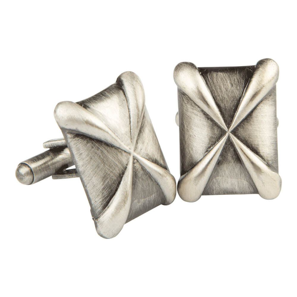 Stainless Pinnacle Cufflinks, , jrcigars