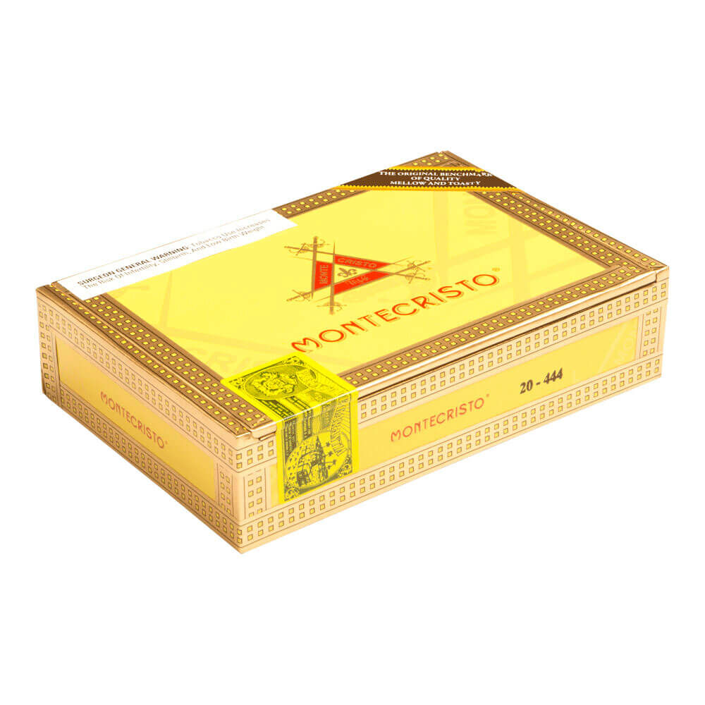 Montecristo Dark No. 444 Box-Pressed Connecticut Box of 20