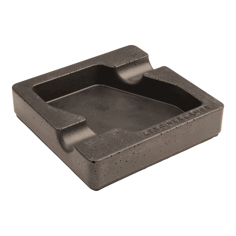 View product media LESASHDA Double Anthracite Ashtray, , jrcigars 2