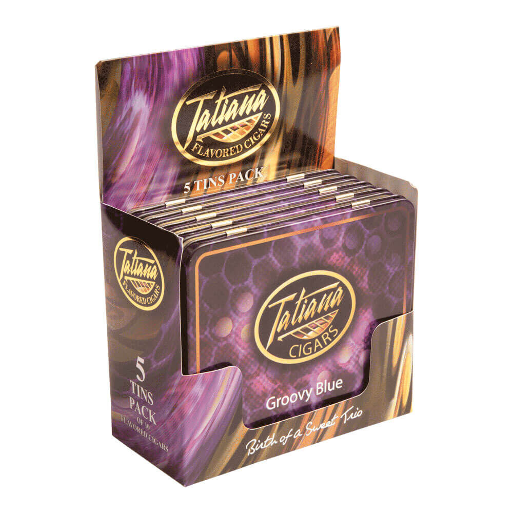 Groovy Blue 5/10 Tin, , jrcigars