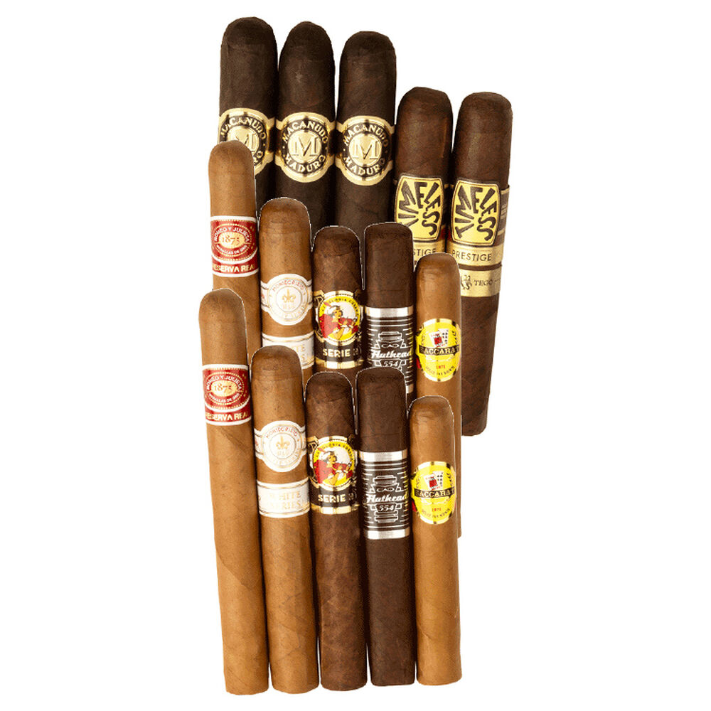 Cigar Samplers 15-Count Top Brand Sampler | JR Cigar