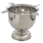 Stainless Steel 4 Stirrup Tall Stinky Ashtray, , jrcigars