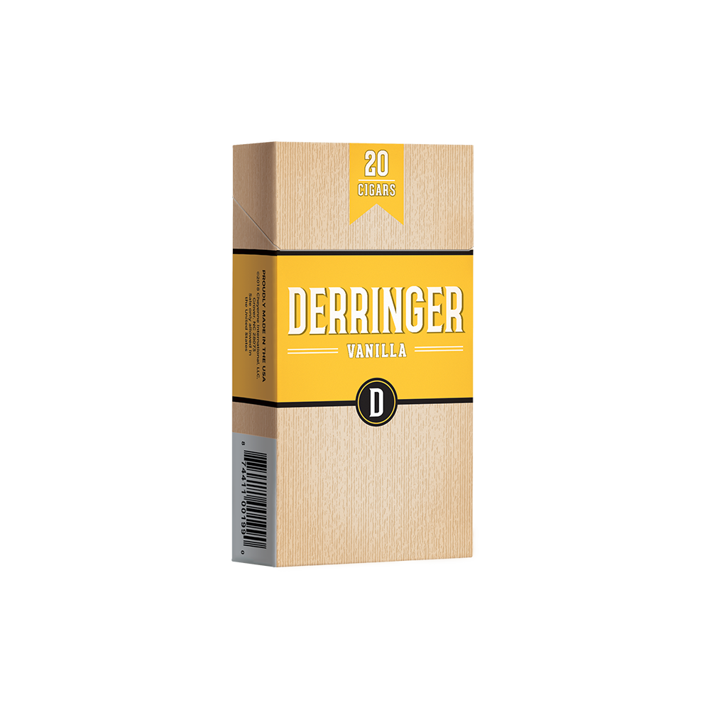 derringer cigarettes Derringer Filtered Cigars Vanilla USA Box of 25