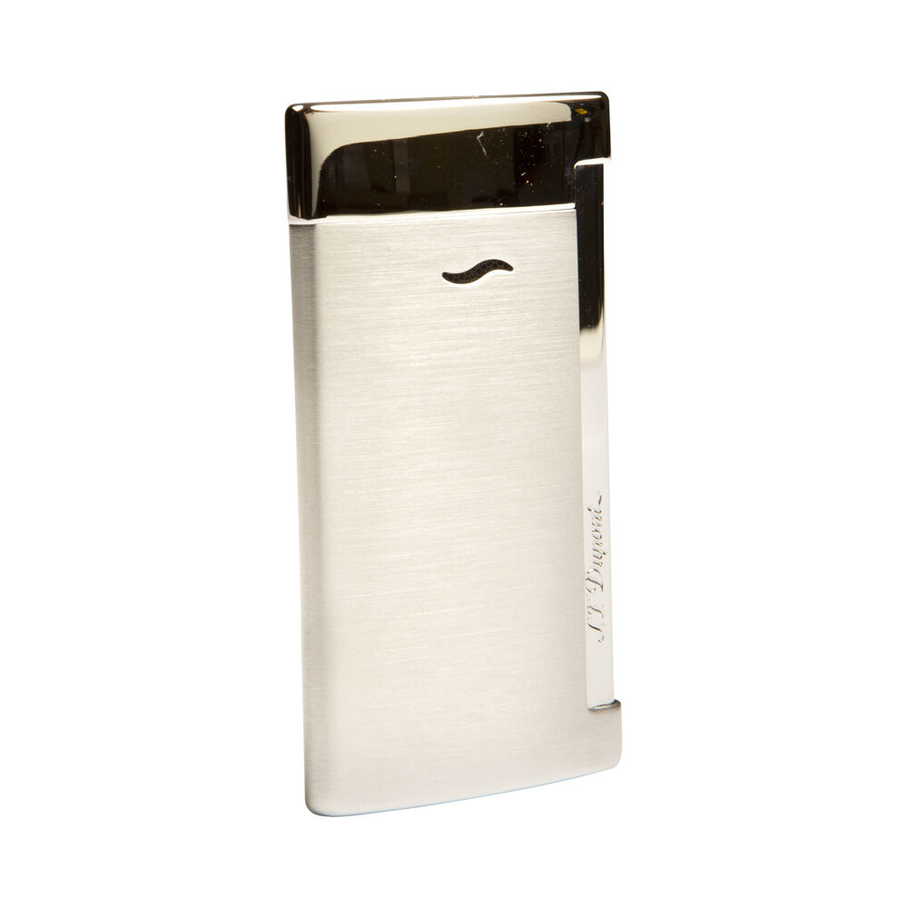Slim 7 Brushed Chrome Lighter, , jrcigars