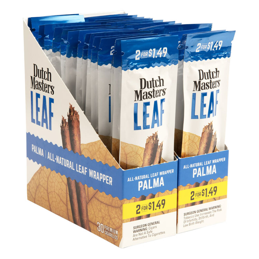dutch tobacco leaf Real Wraps available at Quick Clouds Vape Shop and Delivery Aurora CO Dutch Masters Dutch Leaf Pure