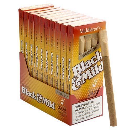Black Mild Cigars Wood Tip Jazz Black Mild Cigars Cigars Jrcigars