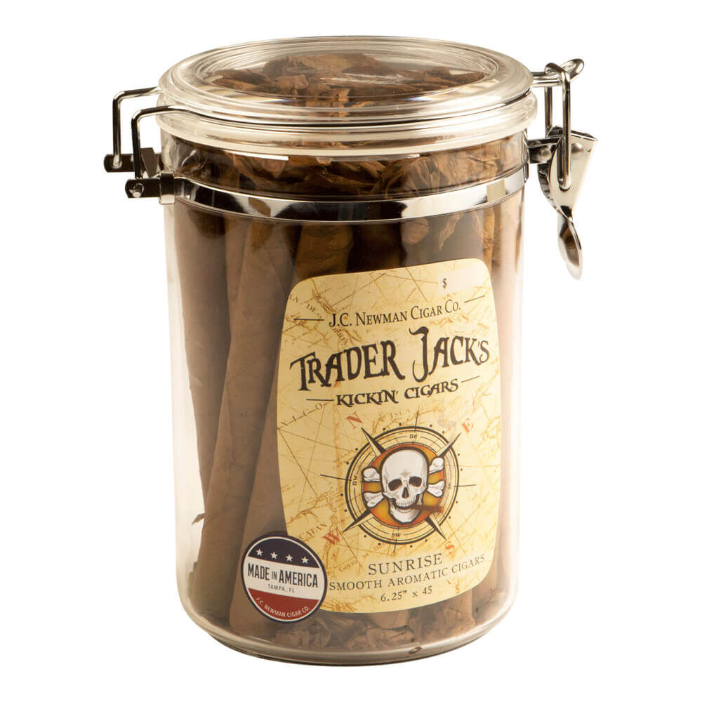 Trader Jack's Kickin' Cigars Sunrise Aromatic Humidor Canister JRCigars