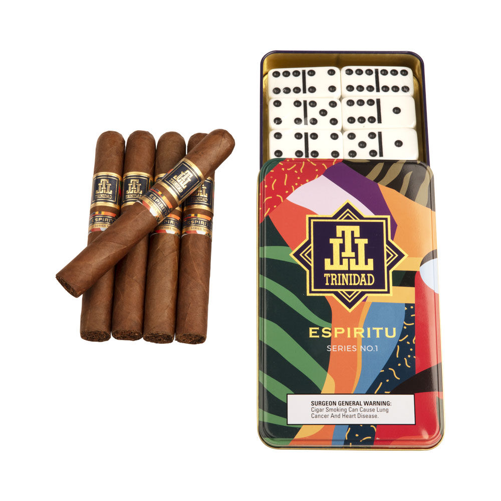 Trinidad 5 Pk + Domino Set, , jrcigars