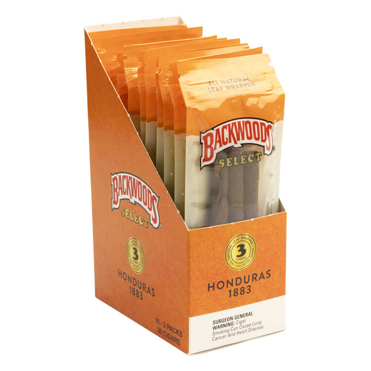 Backwoods Select Honduras 1883 4.50x32 Parejo Box of 30