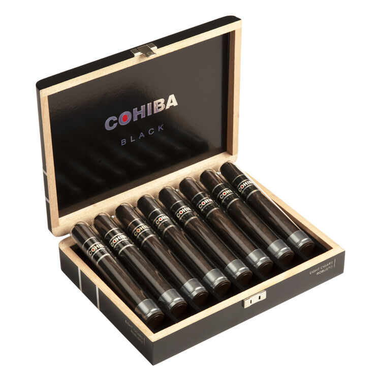 Cohiba Black Robusto Connecticut Broadleaf Box of 8 | JR Cigars