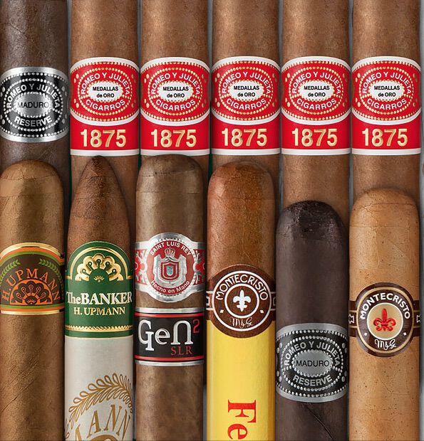 Cigar Samplers - 12 Premium Cigars