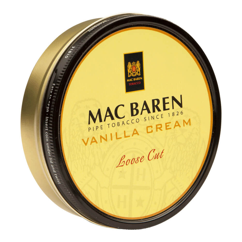 vanilla cream tobacco Mac Baren Vanilla Cream Loose Cut Toro Danish Box of 20
