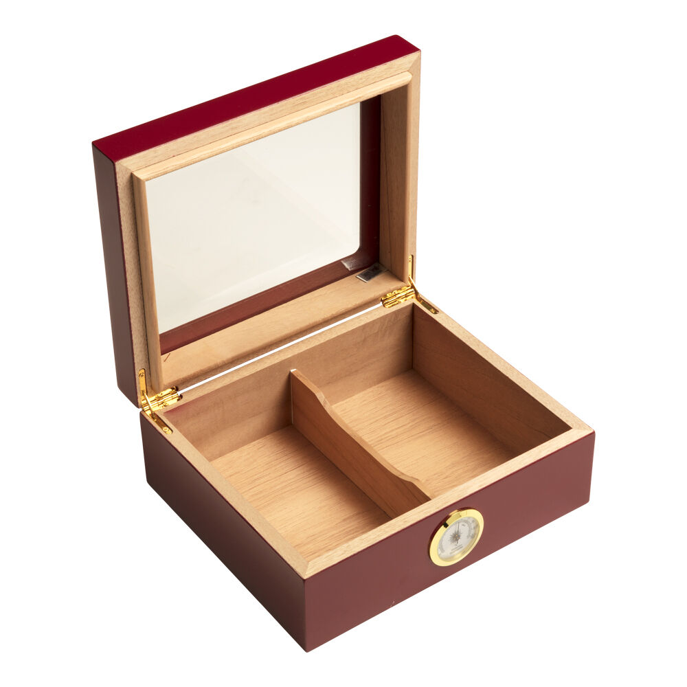 View product media 3HU25GR Capri Glass Top Red, , jrcigars 2