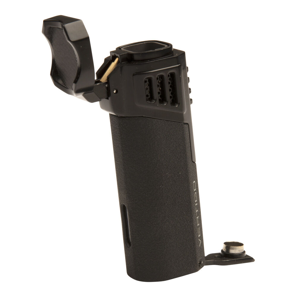 Vertigo Crown Lighter Black Crackle, , jrcigars