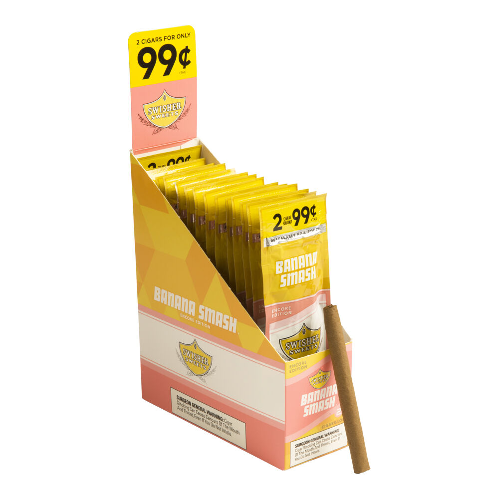 Swisher Sweets Cigarillos Banana Smash JRCigars