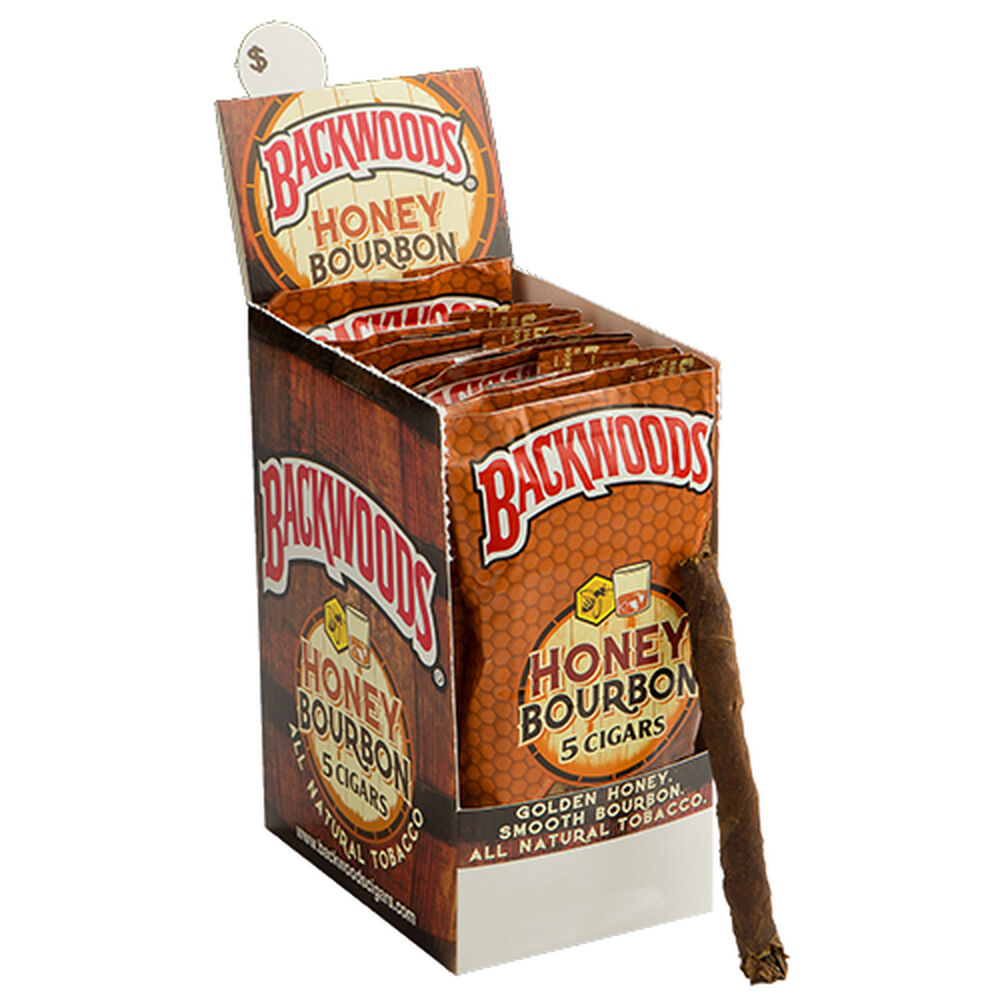 Honey Bourbon Backwoods Cigars Machine Made Cigars JRCigars