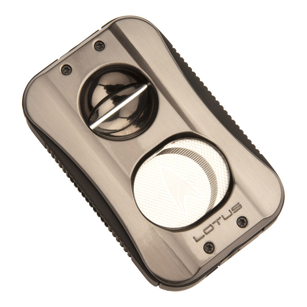 View product media 3LOMCGM Omni Twin Cutter Gunmetal, , jrcigars 2