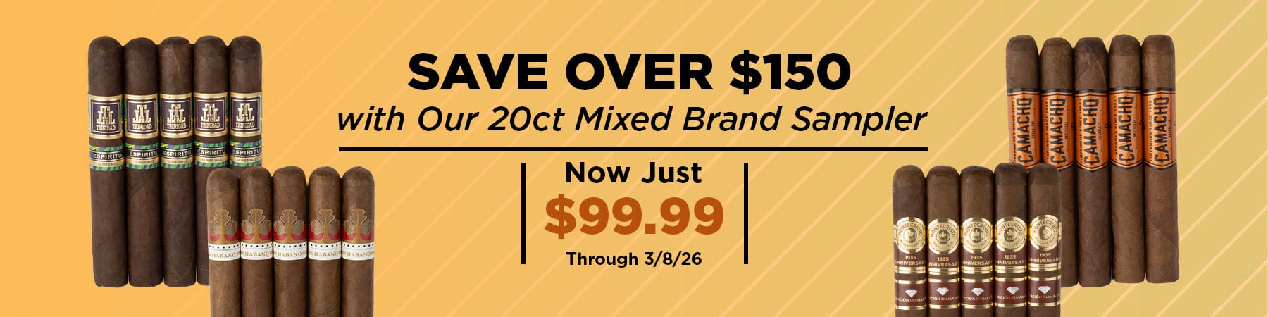 20ct Mixed Brand Sampler - Only $99.99, Save over $150