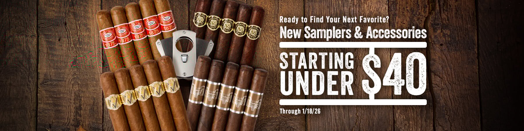 New Samplers + Accessories - starting under $40