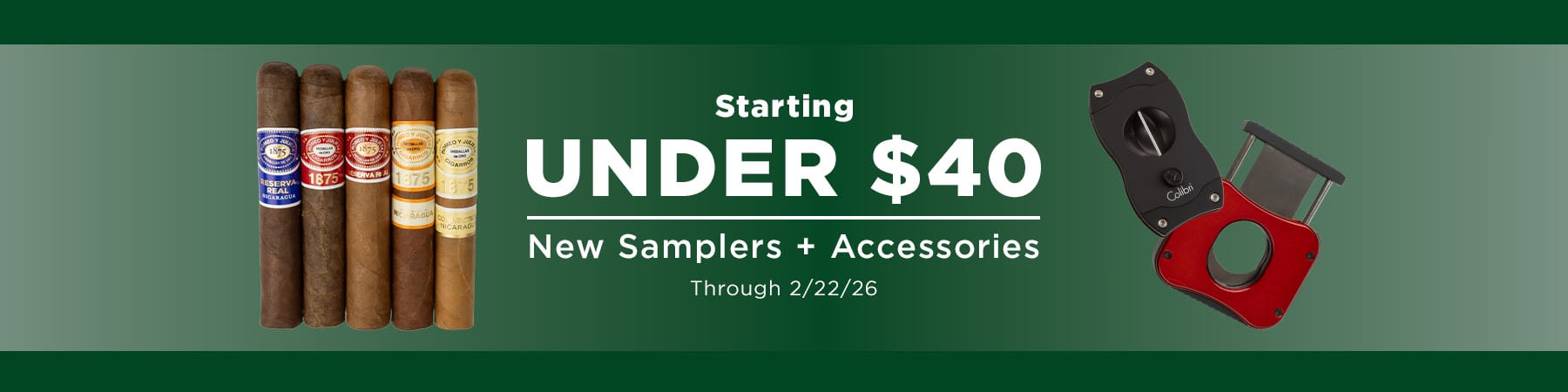 New Samplers + Accessories - starting under $40
