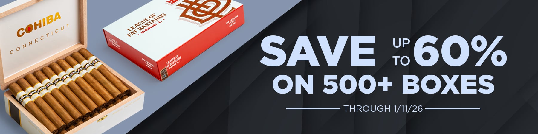 Big Box Sale - Over 500 boxes up to 60% off