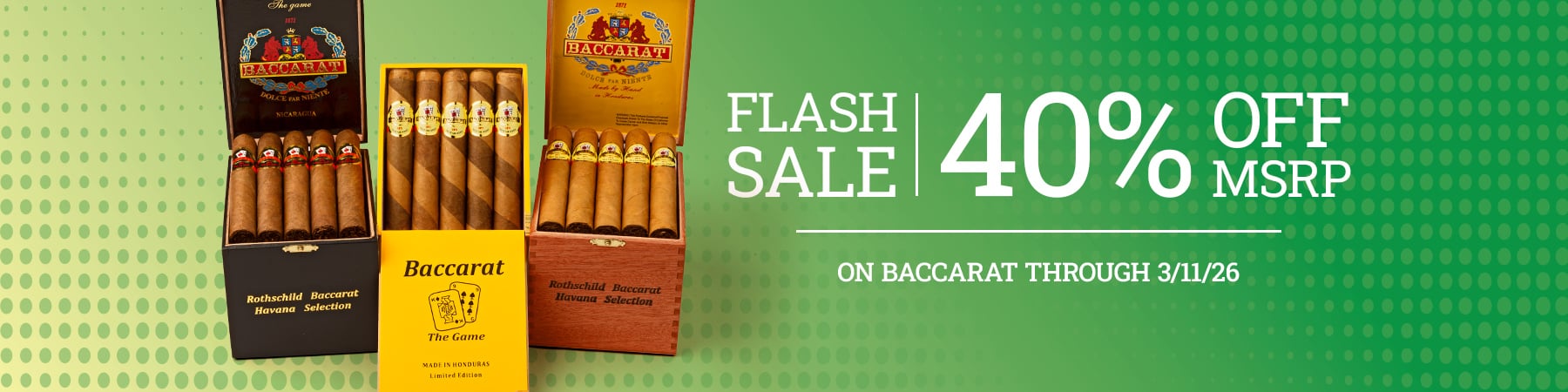 Baccarat - 40% off MSRP