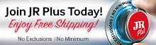 Join JR Plus today! Enjoy free shipping! No exclusions | No minimum