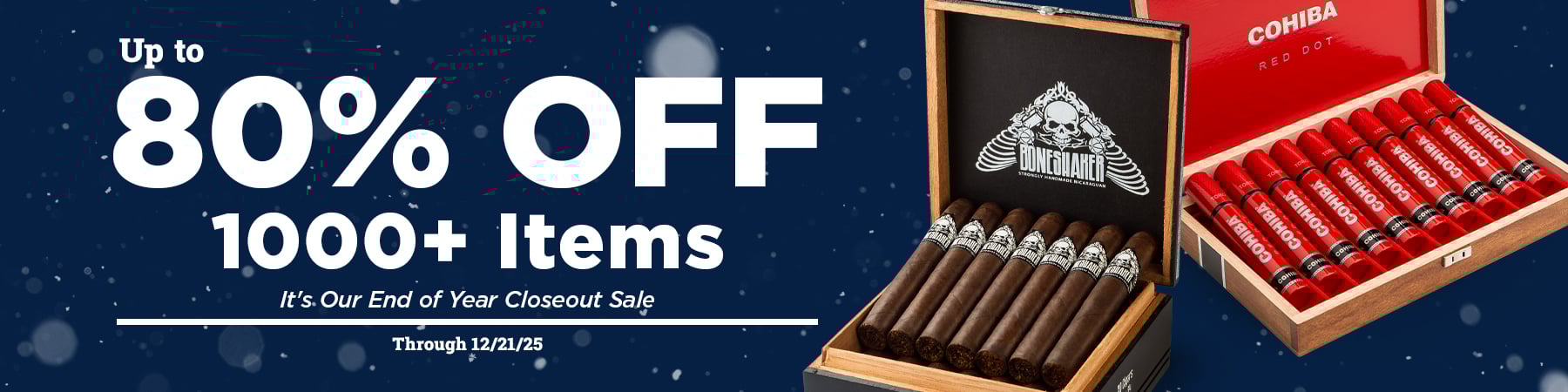 End of Year Closeout Sale 1000+ items - up to 80% off