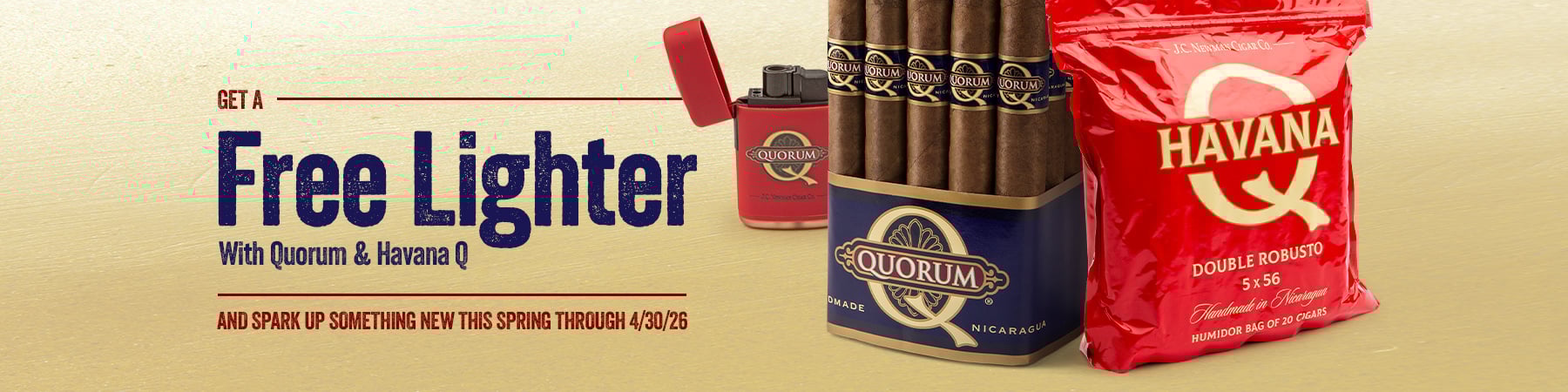 Quorum & Havana Q - Free Spark Lighter