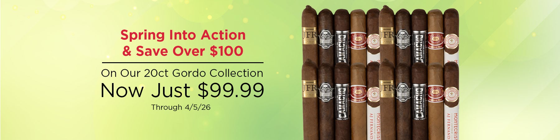 20ct Gordo Collection - Only $99.99 (save over $100)