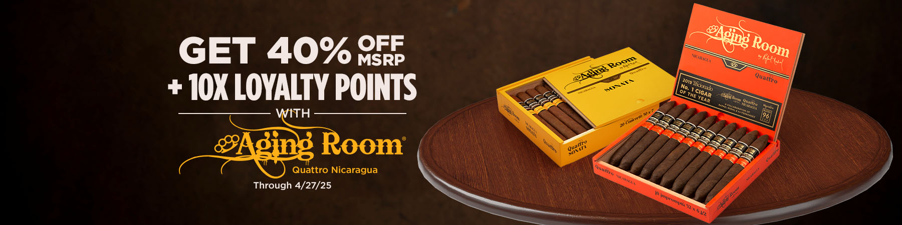 Aging Room Quattro Nic - 40% Off MSRP + 10x Loyalty
